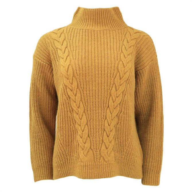 United Colours of Benetton High Neck Knit Sweater